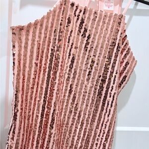 No Boundaries Pink Sequin Camisole